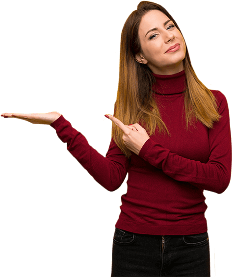 Femme dans site web pour entreprises de remorquage